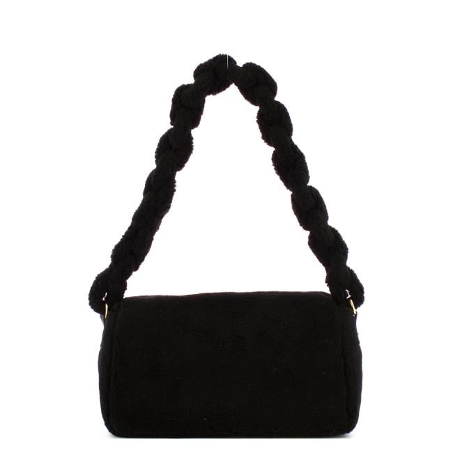 Gaëlle Borsa a spalla in ecomontone Nero - 3