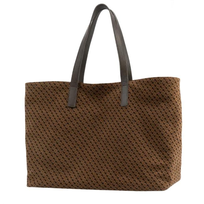Gherardini Shopper grande in camoscio monogram Toffee - GHB0313 TOFFEE - 3