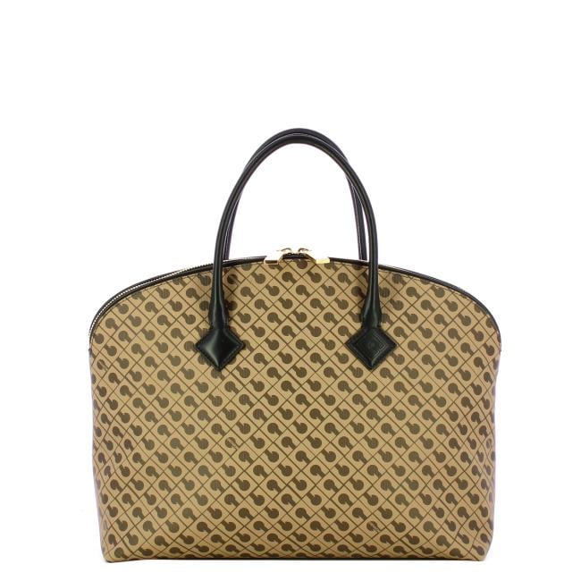 Gherardini Bowling Bag grande Millerighe Moka - GHB0193 MOKA - 1