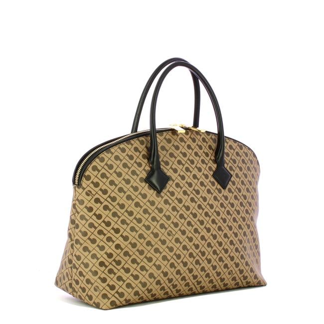 Gherardini Bowling Bag grande Millerighe Moka - GHB0193 MOKA - 2