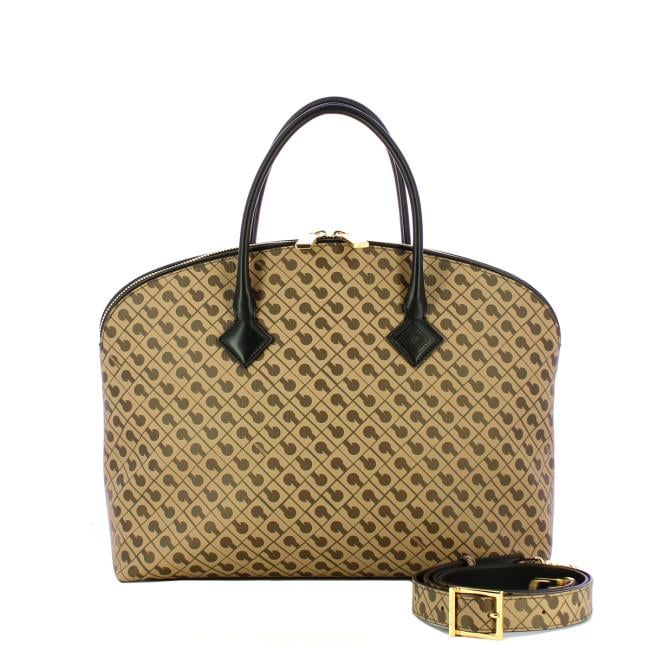 Gherardini Bowling Bag grande Millerighe Moka - GHB0193 MOKA - 4