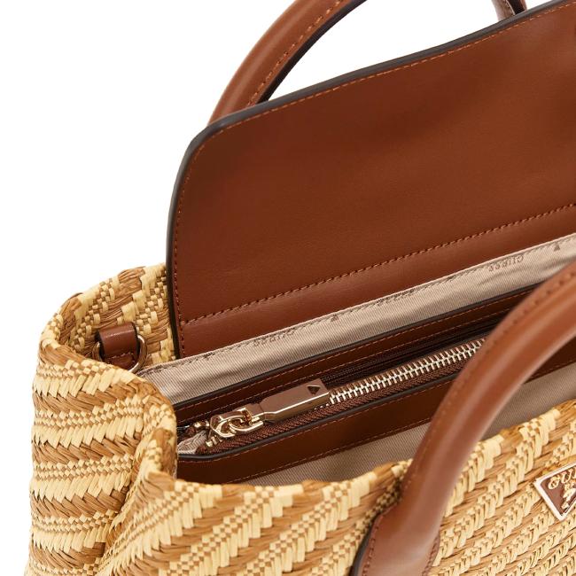 Guess Borsa a mano Simona Natural Cognac - 5