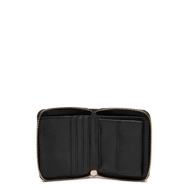 Guess Portafoglio Piccolo Laurel II Zip Around Coal Logo - 3