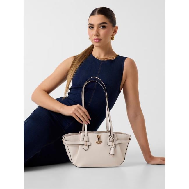 Guess Borsa a spalla Yesba Off White - 4