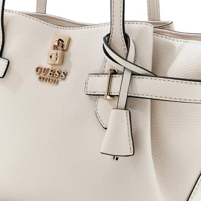 Guess Borsa a spalla Yesba Off White - 5