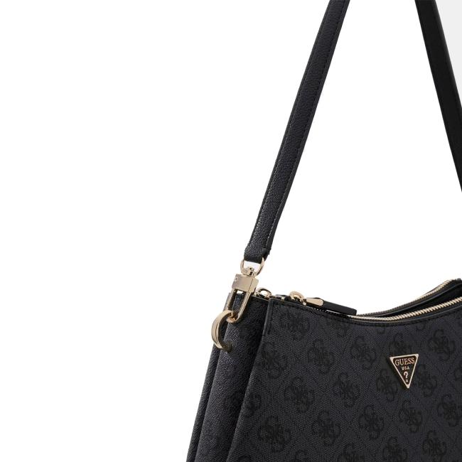Guess Mini Borsa a spalla Noelle II Coal Logo - 4