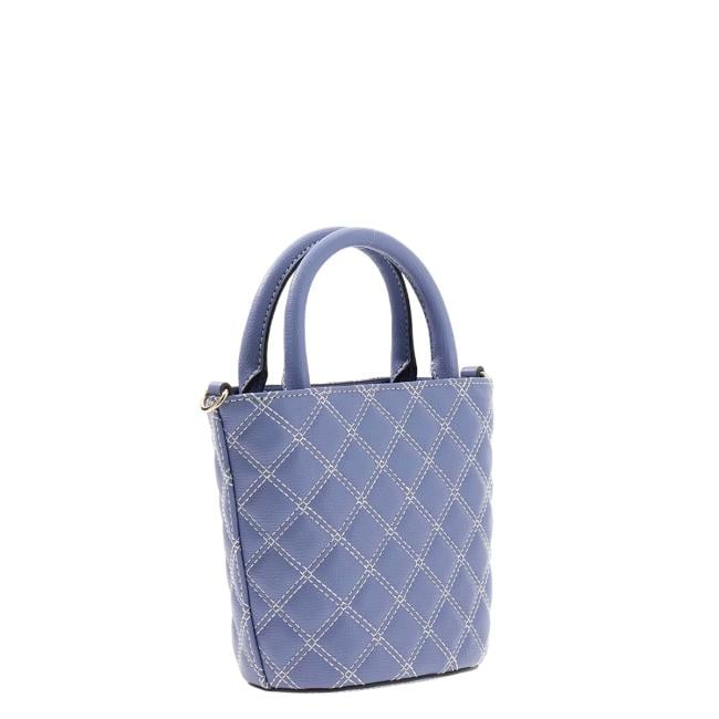 Guess Mini Borsa a secchiello Giully Grey Blue - 2