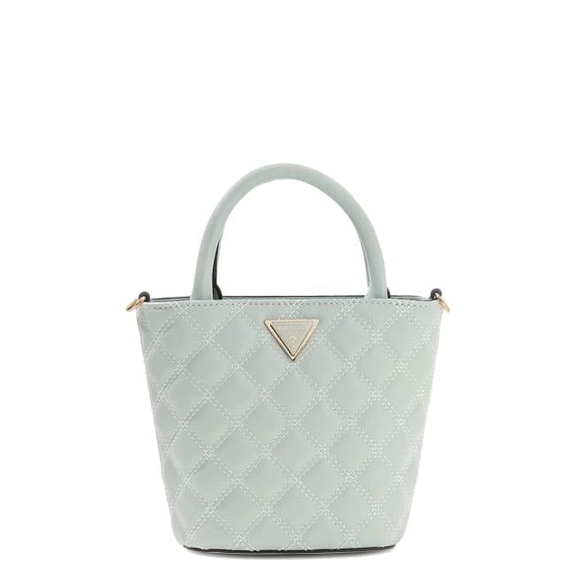 Guess Mini Borsa a secchiello Giully Light Sage - 1