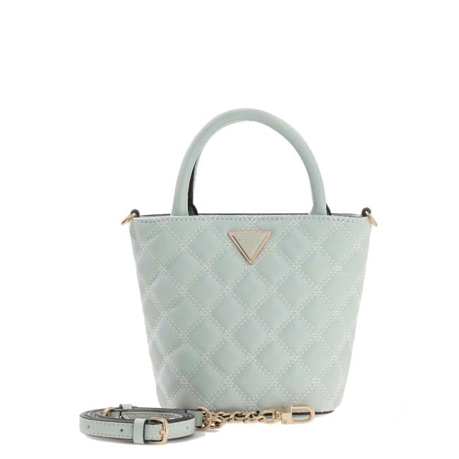 Guess Mini Borsa a secchiello Giully Light Sage - 3