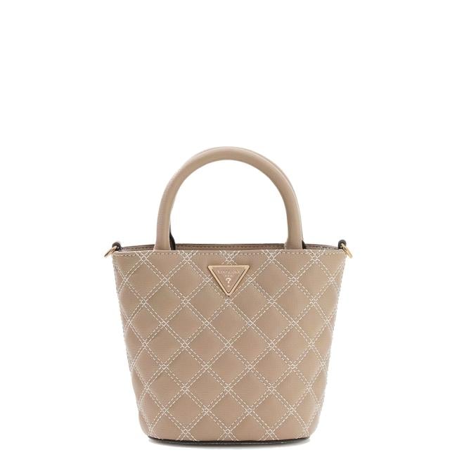 Guess Mini Borsa a secchiello Giully Pale Mocha - 1