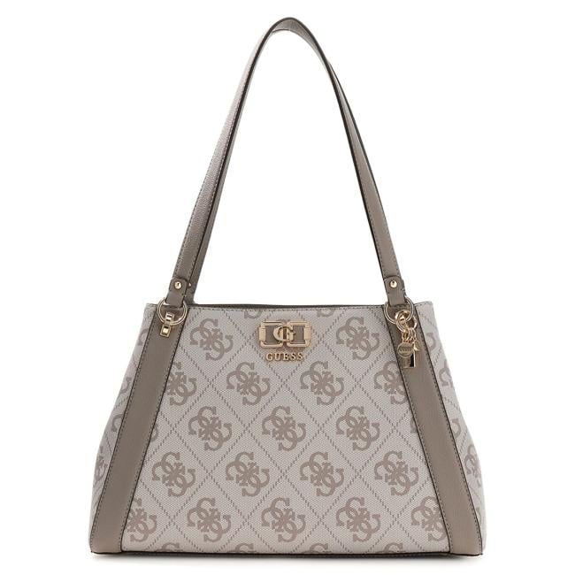 Guess Shopper Karnilla Dark Taupe Logo - 1