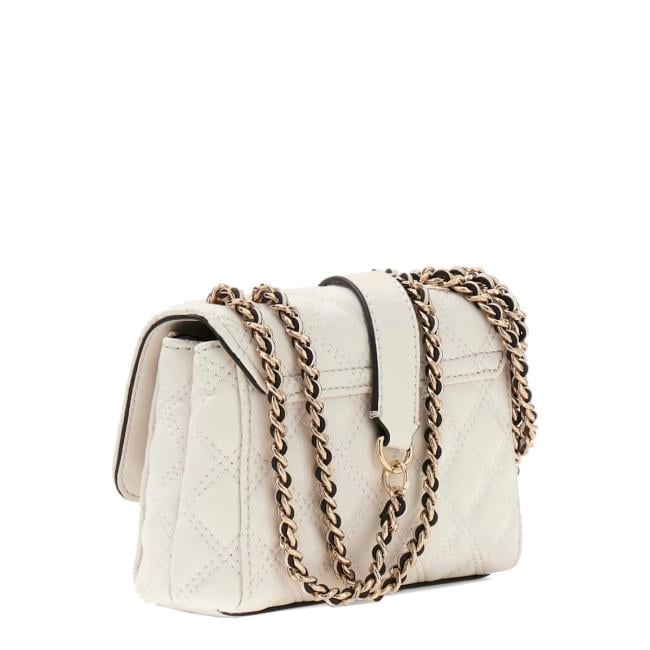 Guess Mini Borsa a tracolla Giully trapuntata Off White - 2