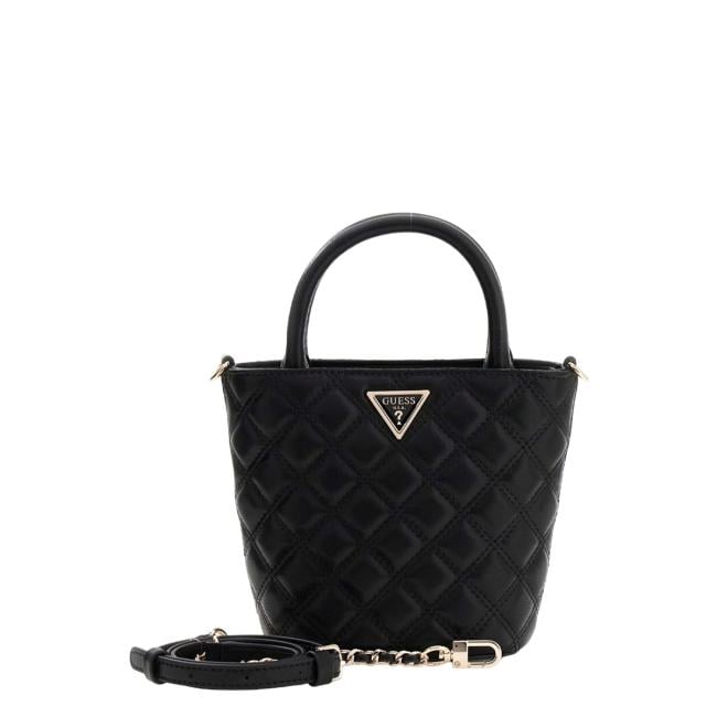 Guess Mini Borsa a secchiello Giully Black - 3