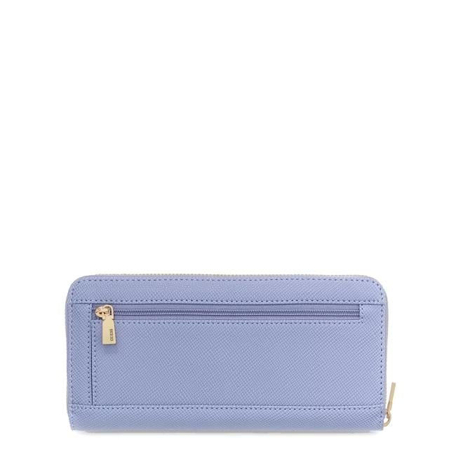 Guess Portafoglio Laurel II Zip Around Grey Blue - 2
