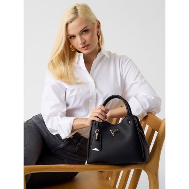 Guess Borsa a mano Small Meridian II Black - 6