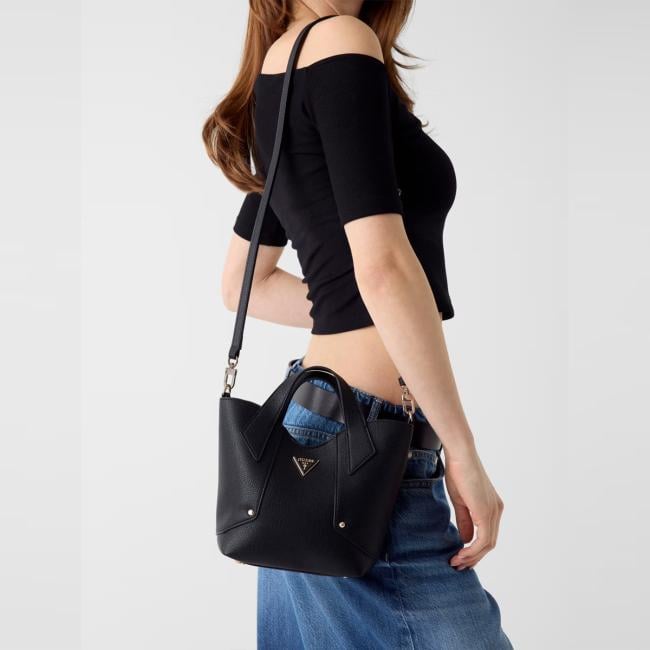 Guess Mini Borsa a mano Darcy Black - 8