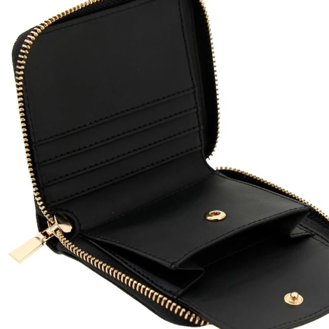 Guess Portafoglio Piccolo Isoble Zip Around Black - 3