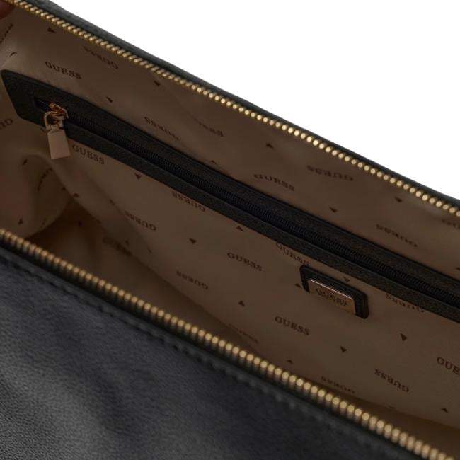 Guess Borsa a spalla Devon Large Black - 7