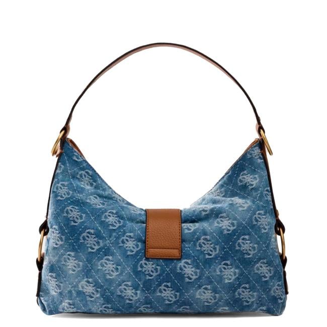 Guess Borsa a spalla Camden Denim Logo - 3