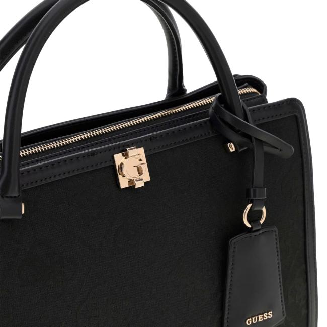 Guess Borsa a mano Audrey Black Logo - 4