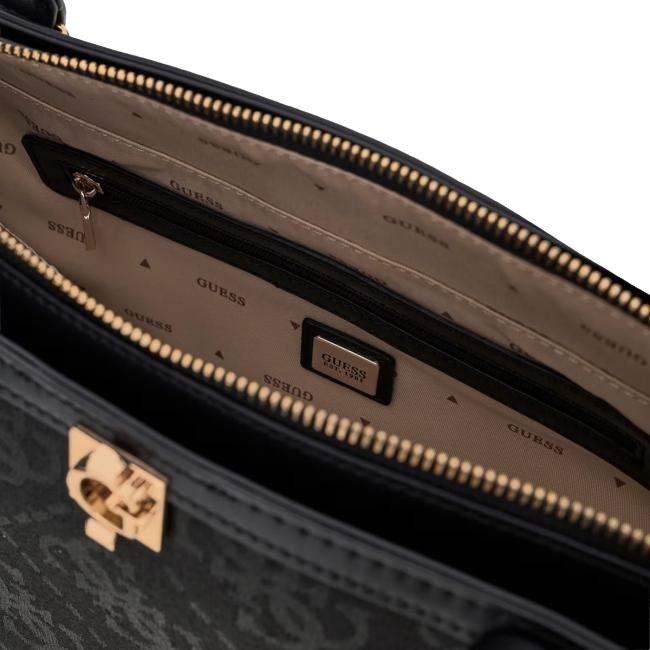 Guess Borsa a mano Audrey Black Logo - 5