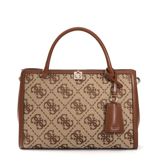Guess Borsa a mano Audrey Latte Logo - 1