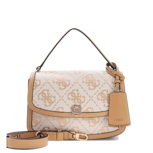 Guess Borsa a mano Audrey Beige Logo - 4