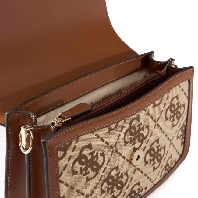 Guess Borsa a mano Audrey Latte Logo - 7