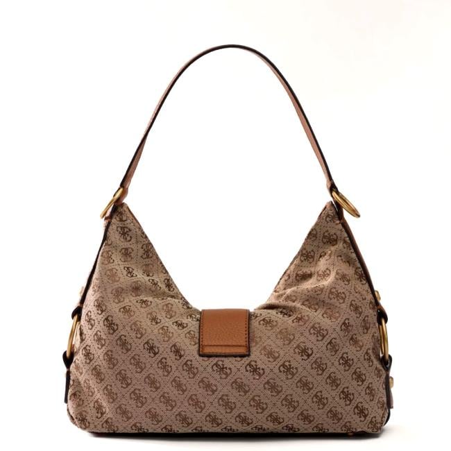 Guess Borsa a spalla Camden Latte Logo Cognac - 3