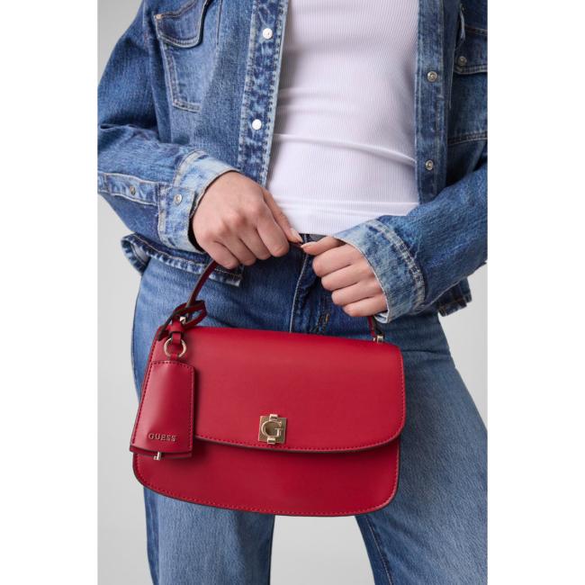 Guess Borsa a mano Audrey Dark Cherry - 5