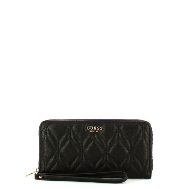 Guess Portafoglio Maxine Large zip around Black - 1