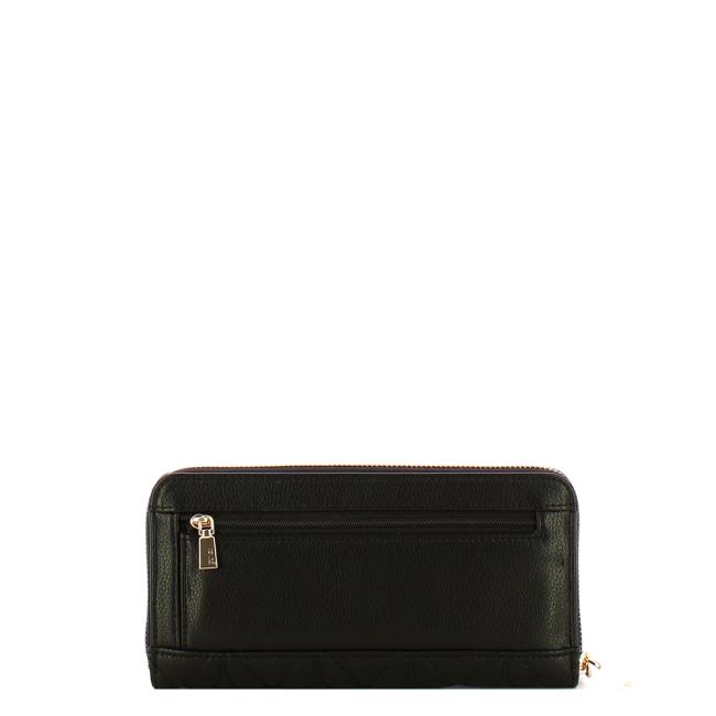 Guess Portafoglio Maxine Large zip around Black - 2