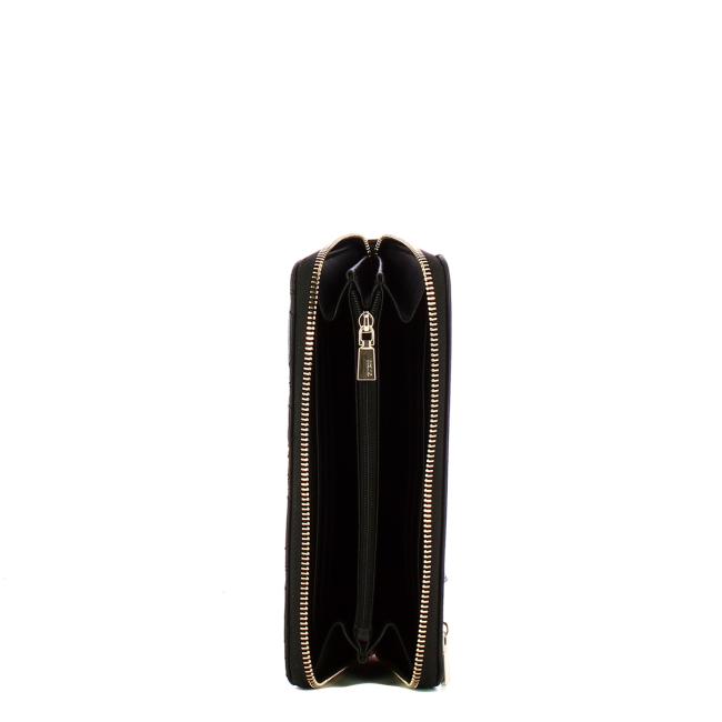 Guess Portafoglio Maxine Large zip around Black - 3