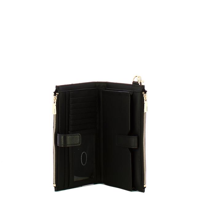 Guess Portafoglio Maxine double zip Black - 3