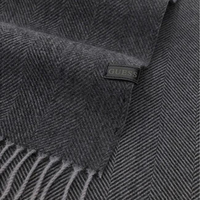 Guess Sciarpa Oslo jacquard 60x180 Black - 3