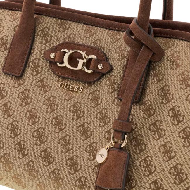 Guess Samantha bauletto Latte Logo Brown - HWJG2313060 LGW - 6