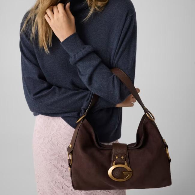 Guess Borsa a spalla Camden Espresso - HWSG9308180 ESP - 2