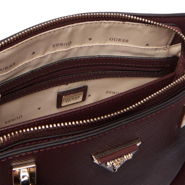 Guess Borsa a mano Noelle II Burgundy - 3