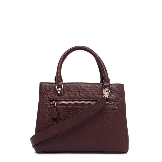 Guess Borsa a mano Noelle II Burgundy - 4