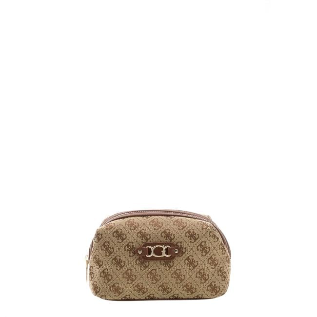 Guess Beauty Small Samantha Latte Logo Brown - 1