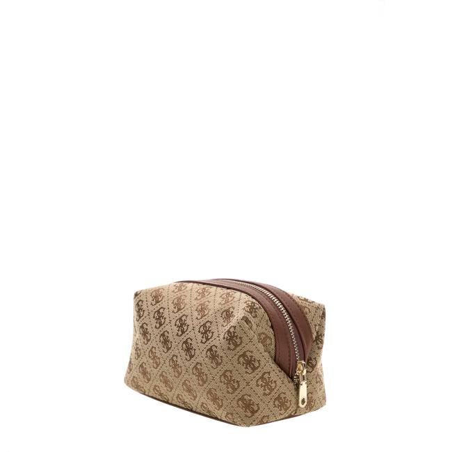 Guess Beauty Small Samantha Latte Logo Brown - 2