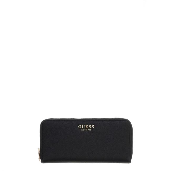 Guess Portafoglio Melody Large  zip around Black - 1