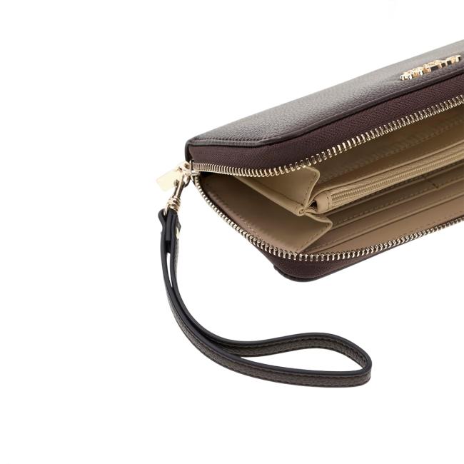 Guess Portafoglio Melody Large  zip around Brown - 3
