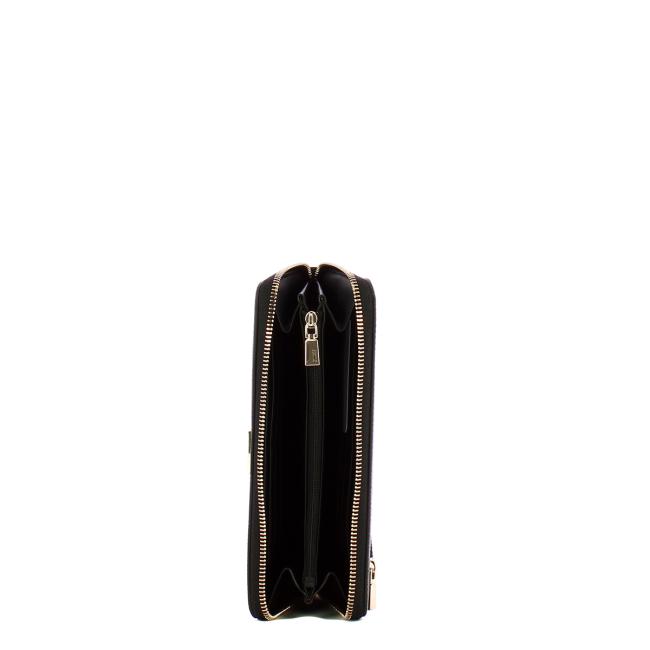 Guess Portafoglio Danielle Large zip around Black - 3
