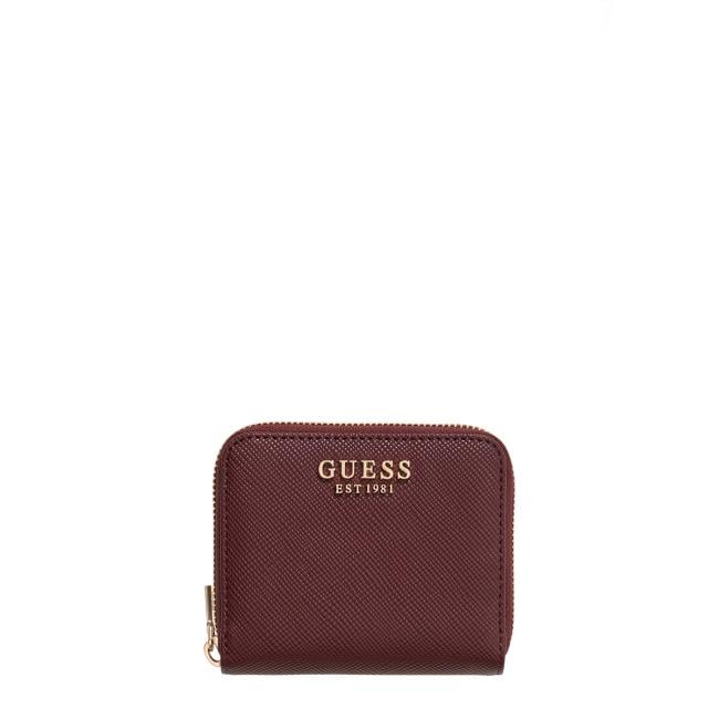 Guess Portafoglio Laurel II piccolo zip around Burgundy - 1
