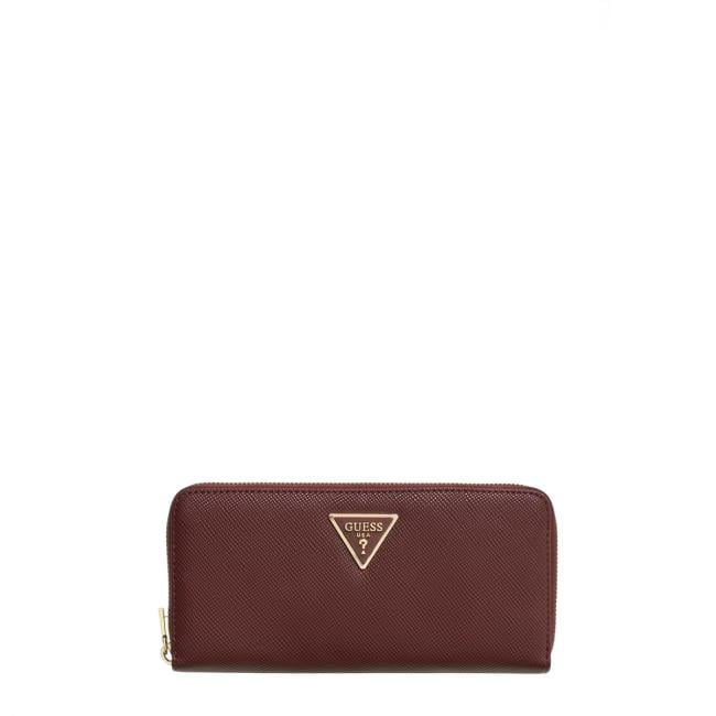 Guess Portafoglio Laurel II zip around Burgundy - 1