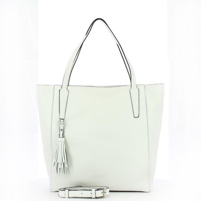 Iuntoo Shopper in pelle Armonia Bianco - 
