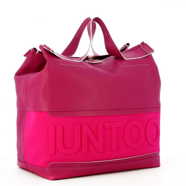 Iuntoo Shopper XXXL con logo in rilievo Pratica - 2