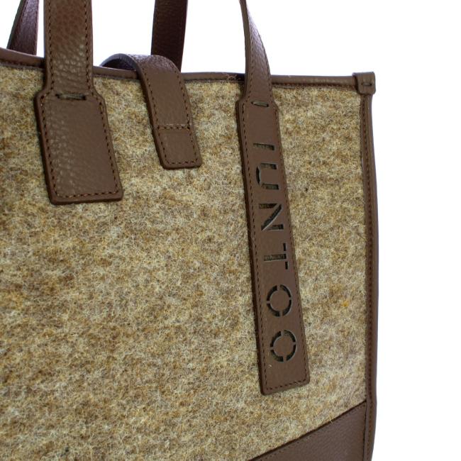 Iuntoo Shopper Piccola Caldo Essenziale Fango Lana Cotta Fango - 5