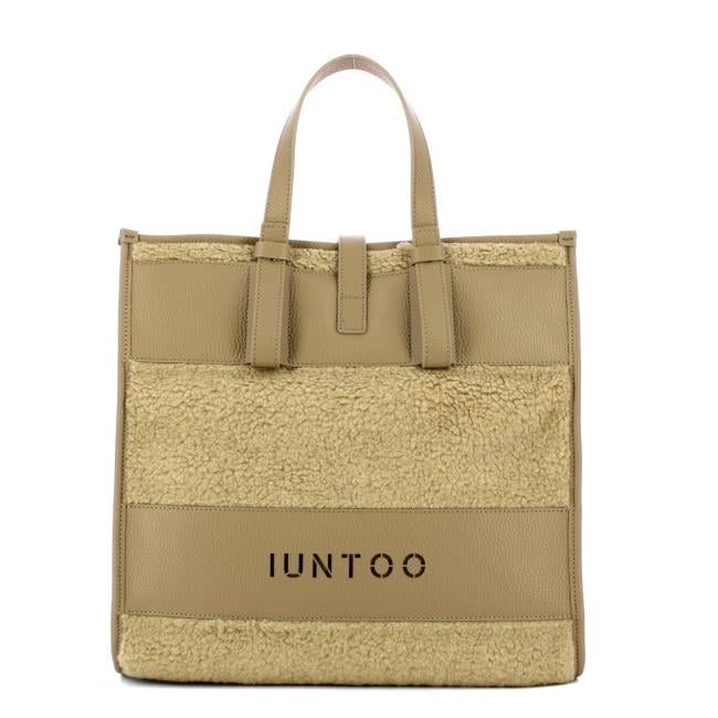 Iuntoo Shopper Grande Orsetto Essenziale Taupe Teddy Taupe - 1
